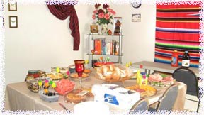 Photo: social event buffet
